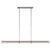 Precision Large Linear Chandelier in Polished Nickel with White Glass Designer: Kelly Wearstler Fixture Height: 3.25" Min....