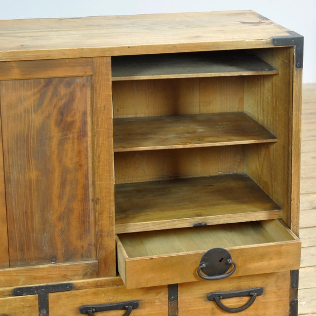 Japanese Tansu Chest of Drawers, 1900 For Sale - Image 6 of 16