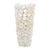 Ceramic Wall Sconce, White - Reef Cone by Oggetti For Sale