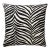Scalamandre 22" x 22" Singita Pillow in Black & White For Sale