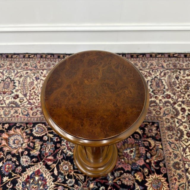 Italian Column in Burl For Sale - Image 4 of 9