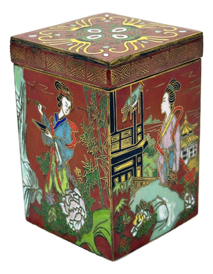 Vintage Chinese Tea Caddy Box