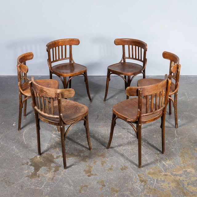 Warm Oak Classic Bentwood Dining Chair, 1940s For Sale - Image 4 of 11