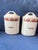 This vintage 1930s Canister Set from Germany features a beautiful floral rose design in shades of white and gold. The set...