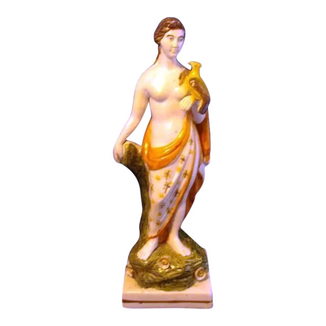 1810 English Staffordshire Pearlware Figure of Venus For Sale