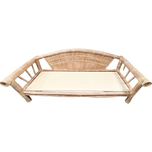 1980s 1980s Miami Coastal Elephant Bamboo Pole Sofa & Lounge Chair Living Room Set For Sale - Image 5 of 18