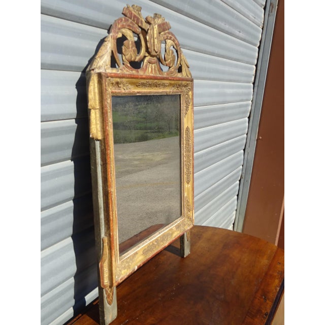 Antique Louis XVI Style Mirror, 1800s For Sale - Image 17 of 18