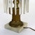 1900s Oversized Antique Brass, Crystal & Marble Electrified Astral Lamp Etched Shade For Sale - Image 9 of 9