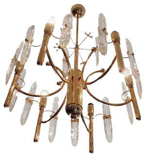Chandelier with Six Lights from Sciolari, 1970