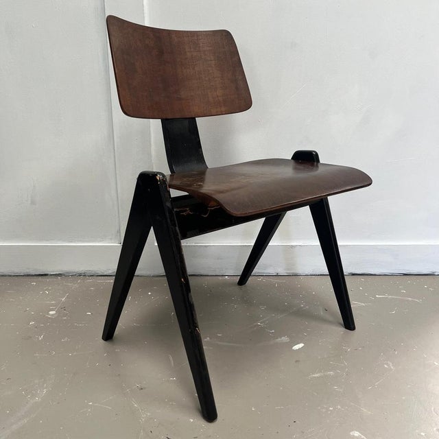 Hillestak Ebonised Chair by Robin Hill For Sale - Image 3 of 6
