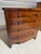 Antique Mahogany Two Over Three Drawers - Bow Front Chest of Drawers From England When we saw this flamed mahogany chest...
