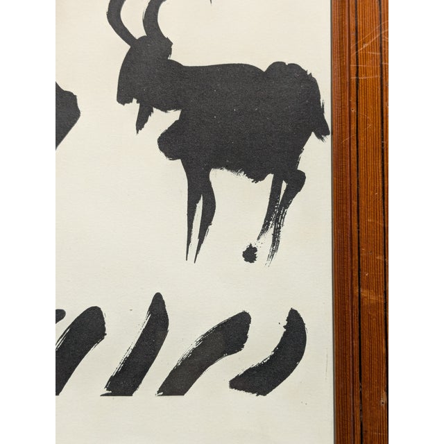 Modern Pablo Picasso, Flute Player, 1959, Lithograph, Framed For Sale - Image 3 of 8