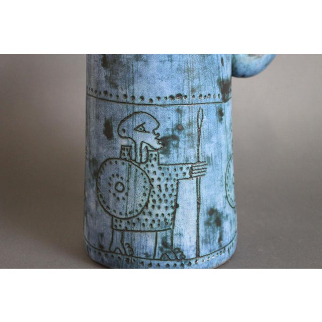 French Decorative Pitcher by Jacques Blin, 1960s For Sale - Image 14 of 18