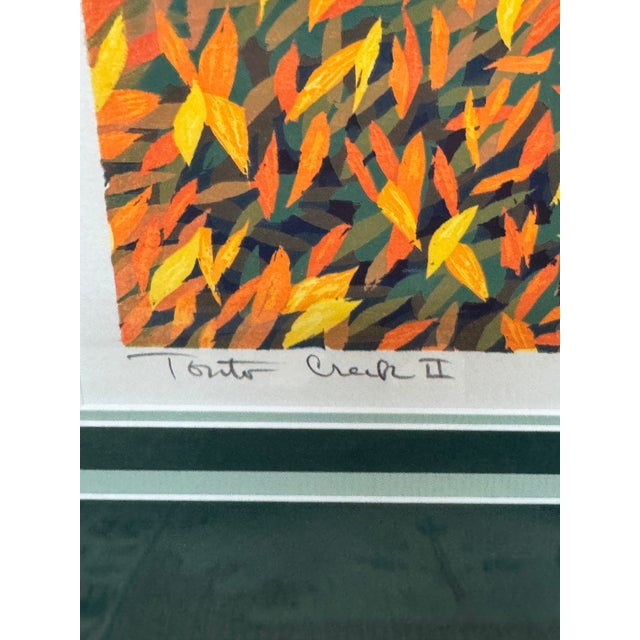 Contemporary Gordon Mortensen Tonto Creek II Woodblock Print, Signed For Sale - Image 3 of 12