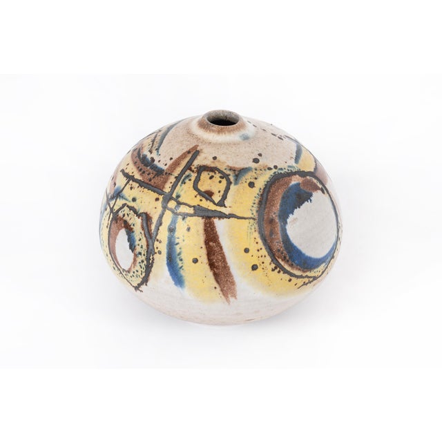 Clyde Burt Clyde Burt Ceramic Vessel For Sale - Image 4 of 7