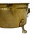 Vintage Asian Motif Lion Head Oval Brass Cachepot Planter For Sale In Chicago - Image 6 of 9