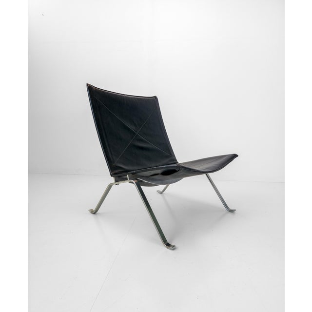 PK22 Lounge Chair by Poul Kjærholm for Fritz Hansen, Denmark, 1993 For Sale - Image 9 of 12