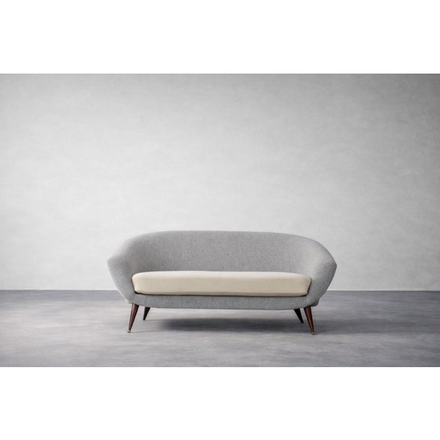 Mid-Century Modern Mid-Century Modern Swedish Tellus Sofa by Folke Jansson for Sm Wincrantz, 1950s For Sale - Image 3 of 18