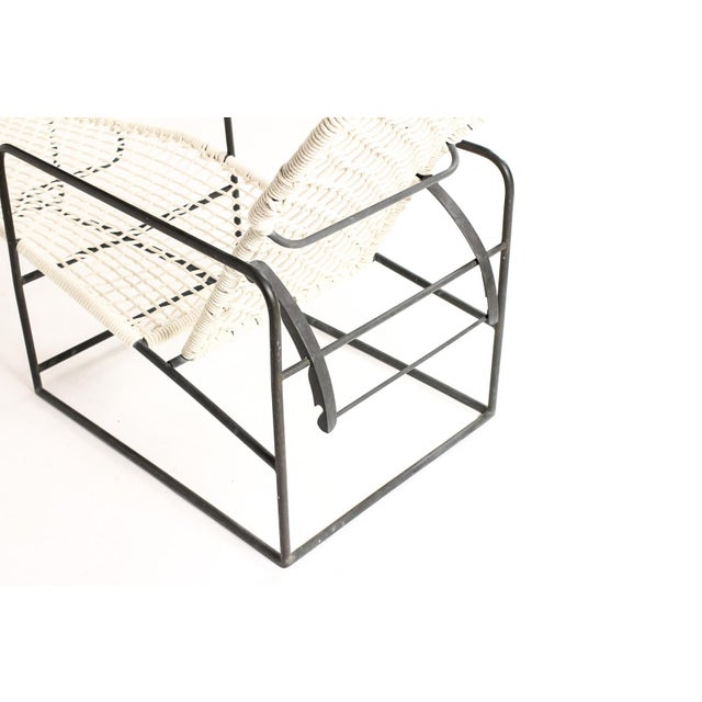 1990s Mid Century Bronze Patio Reclining Chaise Lounges – Kurt Voss Metals, Attributed For Sale - Image 11 of 12