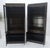 Pair of Dark Burl Wood Lighted Display Curio Cabinets Vitrines Mastercraft MINT For Sale - Image 12 of 18