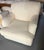 Wood 1990s Quatrine Milan English Roll Arm Lounge Chair in Ivory Cotton Duck For Sale - Image 7 of 8