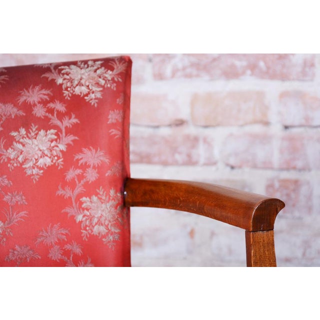 Art Deco Beech Armchairs attributed to Jules Leleu, France, 1930s, Set of 2 For Sale - Image 3 of 10