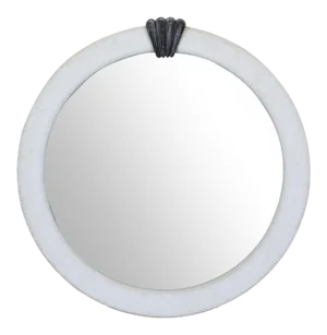 Mid Century Round Composite Mirror