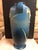 Art Deco 1940s Roseville Blue Zephyr Lilly Large Vase For Sale - Image 3 of 5