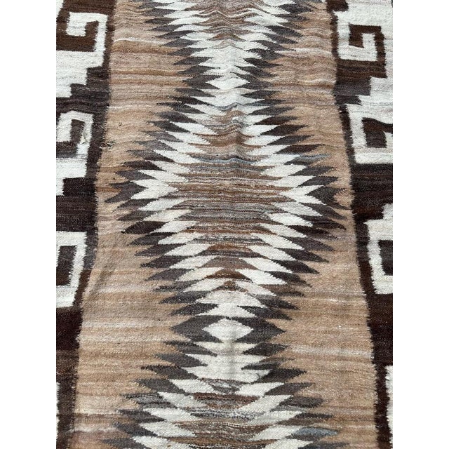 South American Navajo Flat Rug, 1930s For Sale - Image 3 of 17