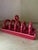 English Deep Red Matilda Goad English Ceramic Toast Rack For Sale - Image 3 of 4