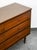 Wood Mid Century Modern Credenza Dresser 6 Drawer Brass Walnut Vintage MCM Restored For Sale - Image 7 of 12