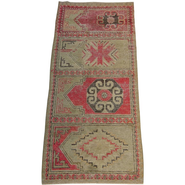 1900s Antique Khotan Samarkand Rug-6'1'' X 2'6'' For Sale In Los Angeles - Image 6 of 6
