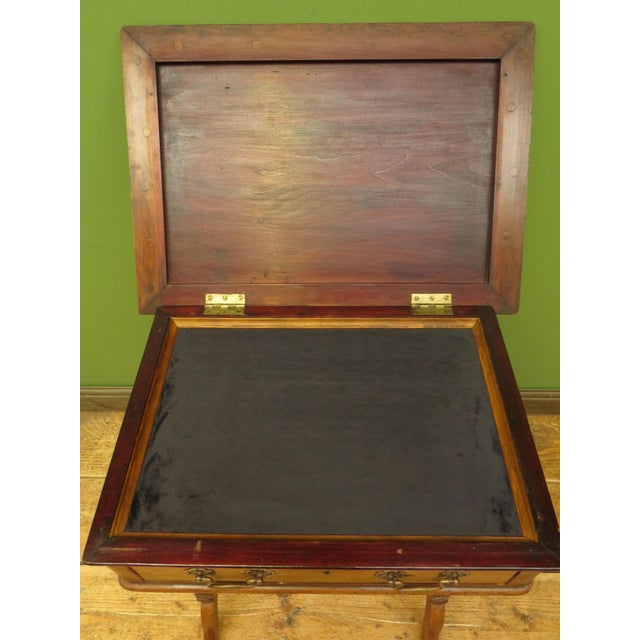 Trinity House Style Worktable with Inlaid Ship by H. Larsen, 1911 For Sale - Image 15 of 18