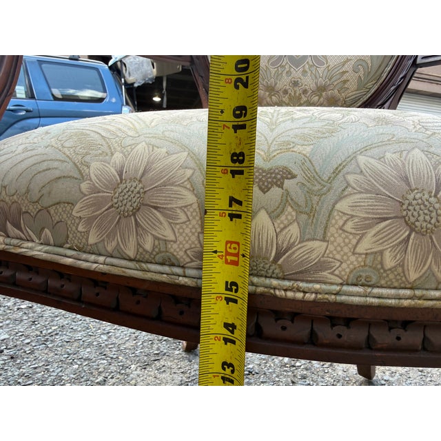 Henredo Schoonbeck Colllection Pair Louis XV Style Carved Armchairs For Sale - Image 15 of 18