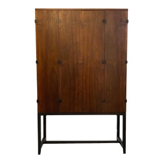 1950s Milo Baughman for Directional Bar Cabinet For Sale