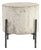Tuscan Cream Round Side Table 15" For Sale