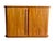 Offered is a mid 20th Century Teak wood tambour sliding door wall mounting shelf cabinet. This piece can be used for...