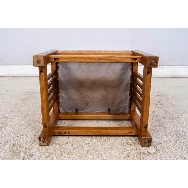 Pair Mission Oak Arts & Crafts Footstools For Sale - Image 9 of 9