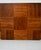 Wood Vtg. MCM Style Queen Size Lane Staccato Brutalist Collection Walnut Headboard For Sale - Image 7 of 12
