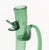 Italian Empoli Glass Duck Form Ewer For Sale - Image 3 of 10