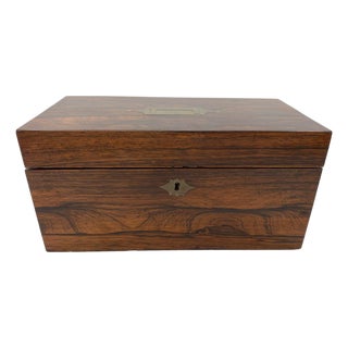 Antique English Tea Caddy For Sale