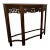 Antique Asian Carved Wood Console Table For Sale