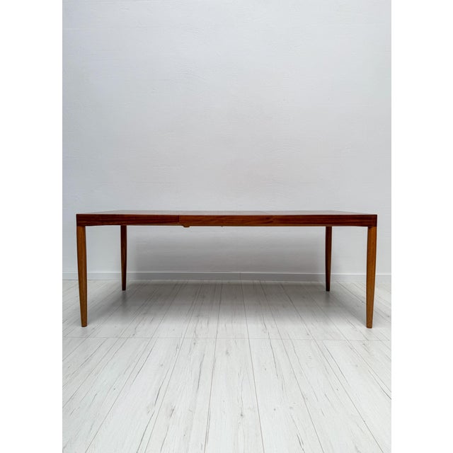 Mid-Century Modern Mid-Century Danish Extendable Teak Dining Table, 1960s For Sale - Image 3 of 11