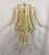 Pair of Mid Century Modern Murano glass sconces, in the style of Barovier Italy 1980s. The pair of large sconces is made...