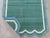 Not Yet Made - Made To Order Handmade Cotton Scalloped Rug, Forest Green With Cream and Teal Blue Border - 4'x6' For Sale - Image 5 of 11