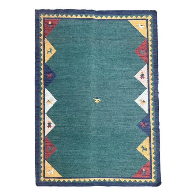 Vintage Gabbeh Style Rug, 2000s For Sale