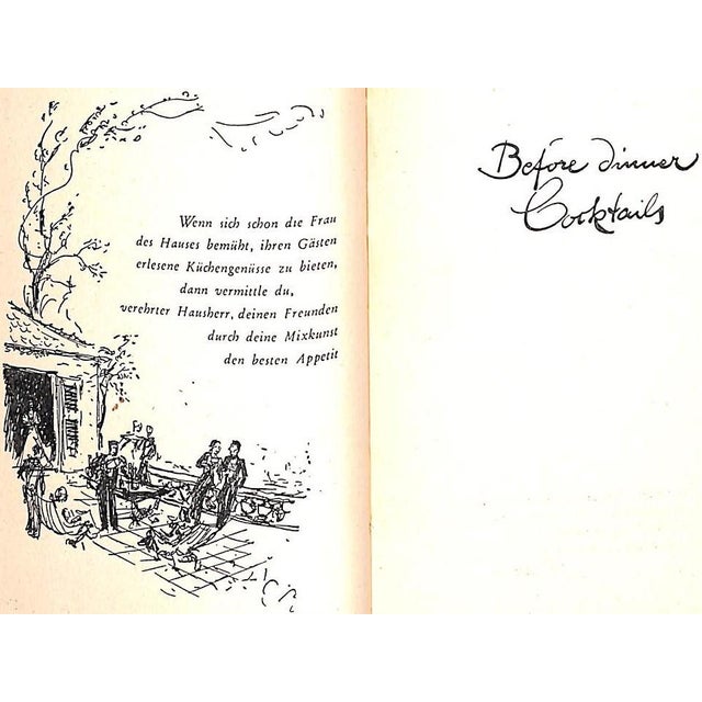 Traditional "Der Mixbecher Ein Cocktail-Buch" 1952 Rosenow, Conrad Und Prosel, Theo For Sale - Image 3 of 12