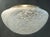 Italian 1960s Frosted White Murano Flush Mount For Sale - Image 3 of 11