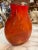 1960s 1960s Hand Blown Red Murano Art Glass Italian Vase For Sale - Image 5 of 5