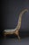Solid beechwood, carved and gilt gilded. Strak crocheted frame on four curly, also heavily ornate legs. An absolute eye-...